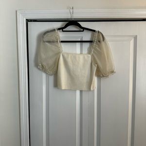 Aritzia Wilfred crop top, size L